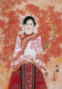 中国 Painting - 紅葉の繁体字中国語